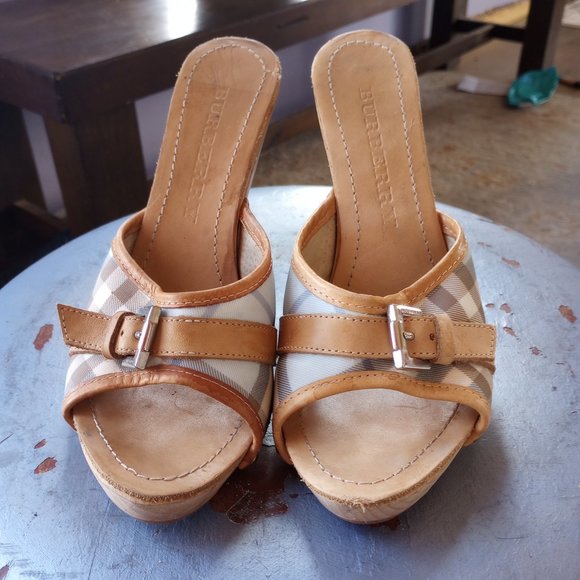 Burberry nova check mules size 39 - Picture 4 of 6